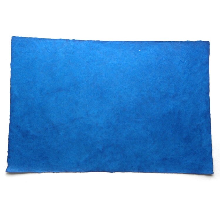 Loktapapier vel 75x50 cm blauwtinten