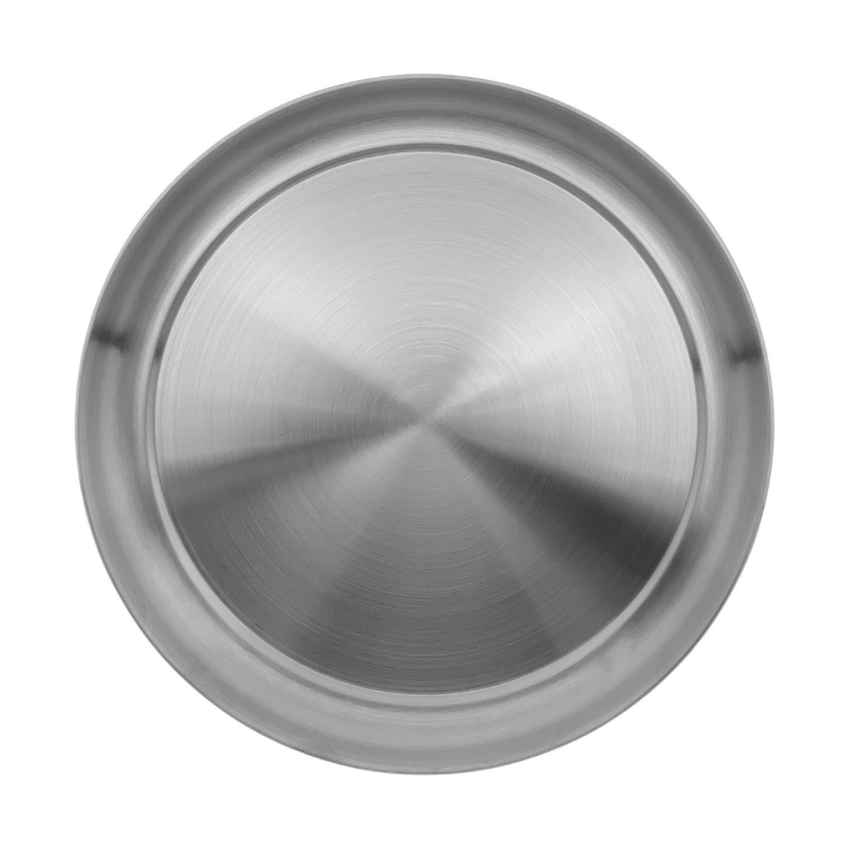 RVS bord 27 cm mat