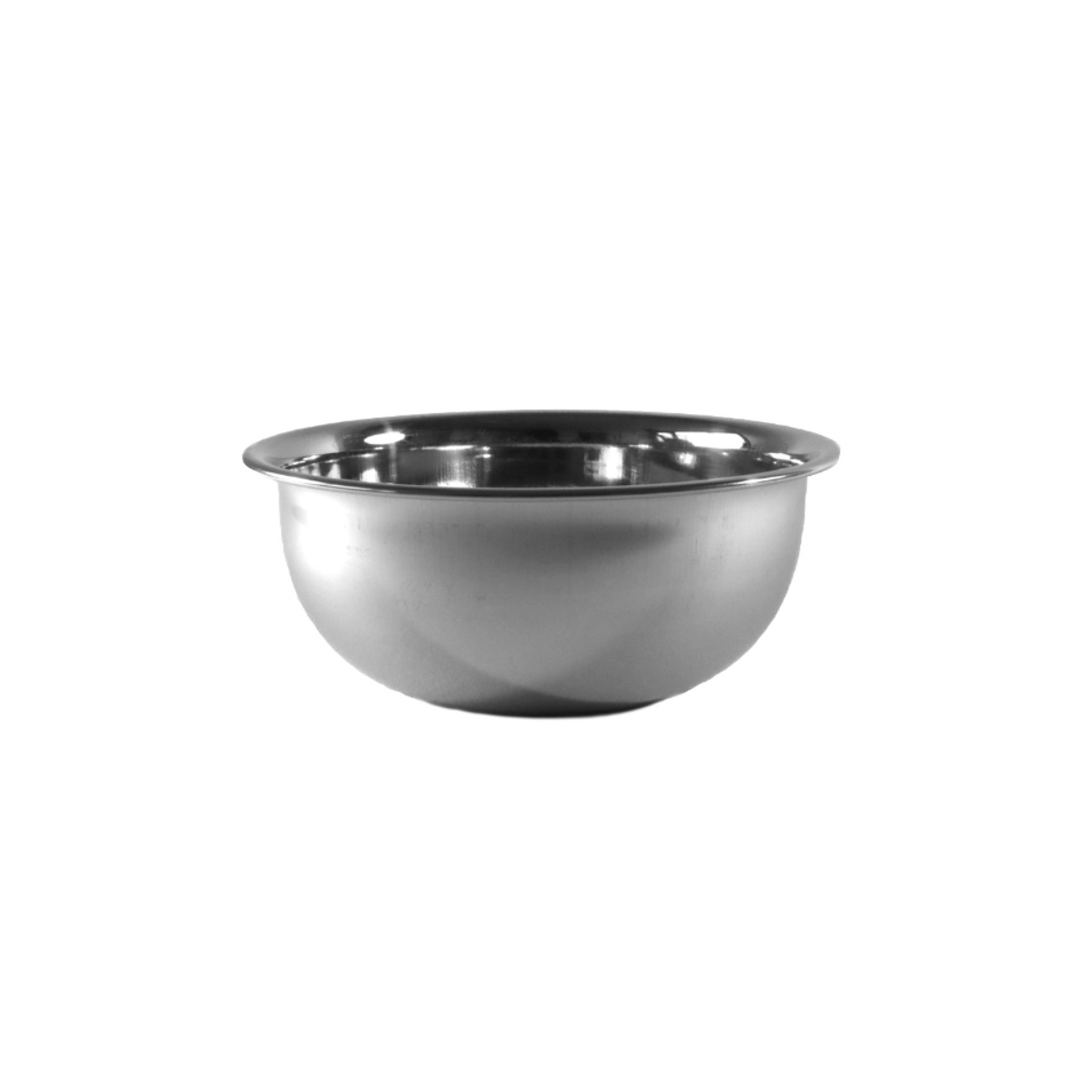 RVS soep- en saladekom - 13 cm - 330 ml - glanzend