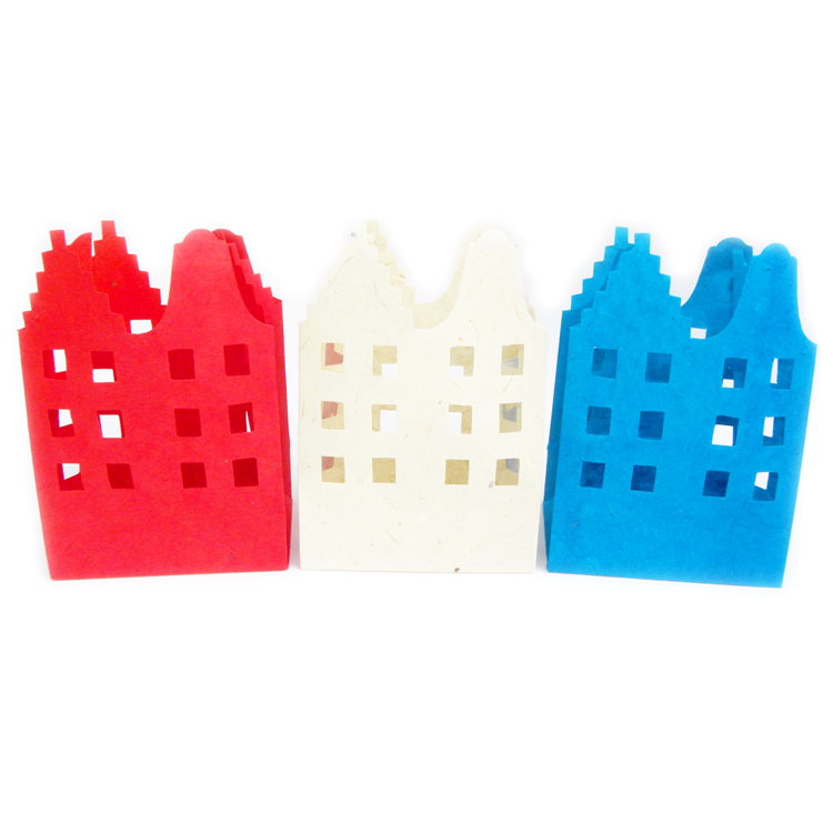 Candlebags Dutch Canal House - Rood-Wit-Blauw - gratis verzending in Nederland